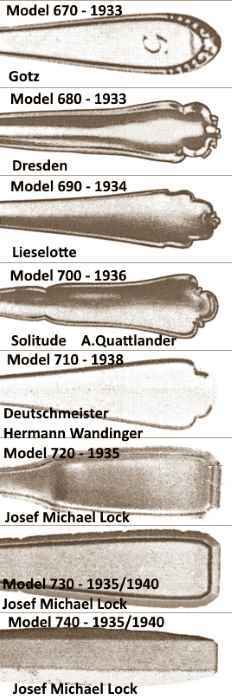 Bruckmann & Sohne flatware patterns