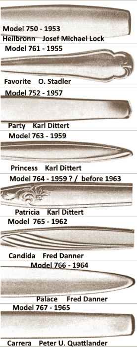Bruckmann & Sohne flatware patterns
