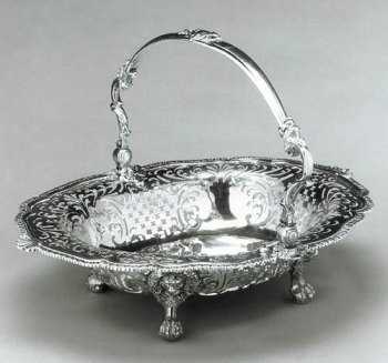 cake basket: 1751 Sherbert & Son