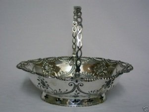 silver cake basket: 1774