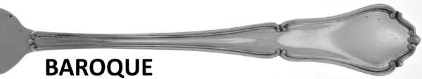Camusso flatware pattern: Baroque