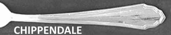 Camusso flatware pattern: Chippendale
