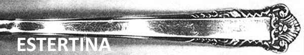 Camusso flatware pattern: Estertina