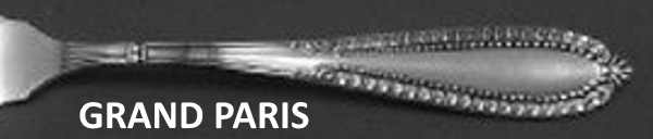 Camusso flatware pattern: Grand Paris