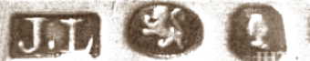 J.L and English pseudo-hallmarks  mark, John Leslie, Ottawa, Ontario