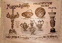 Mappin & Webb advertising from an ancient catalog