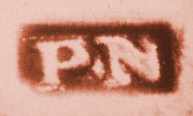 P.N  mark, unidentified 18th c. Jersey silversmith