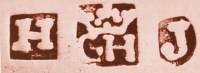 GH crowned mark, HAMON, George (Helier) II