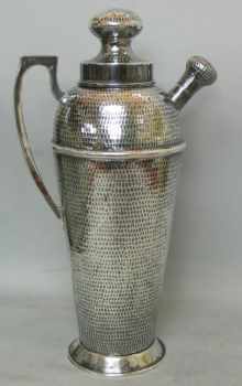 silverplate cocktail shaker