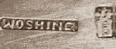 Chinese Export silver maker's mark: Woshing