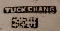 Chinese Export silver maker's mark: Tuck Chang & Company Ltd - Shanghai