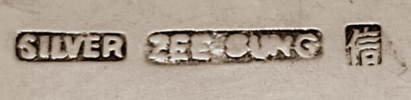 Chinese Export silver maker's mark: Zee Sung