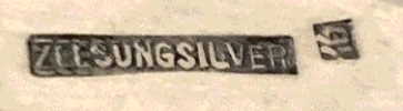 Chinese Export silver maker's mark: Zee Sung
