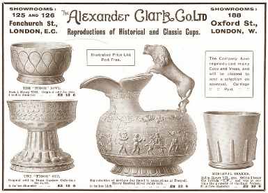 Ancient advertisement of Alexander Clark