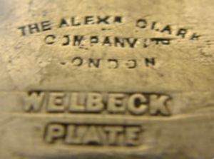 Alexander Clark silver plate mark