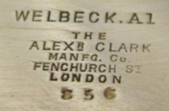 Alexander Clark silver plate mark