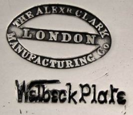 Alexander Clark silver plate mark