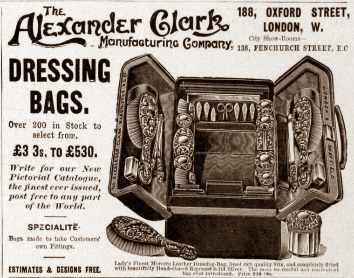 Ancient advertisement of Alexander Clark