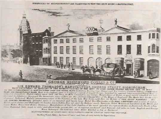 George Richmond Collis & Co: ancient trade card