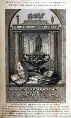 George Richmond Collis & Co: 1838 advertisement