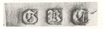 George Richmond Collis & Co, Birmingham Assay Office, mark entered 1835 George Richmond Collis & Co, Birmingham Assay Office, mark entered 1835