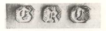 George Richmond Collis & Co, Birmingham Assay Office, mark entered 1836 George Richmond Collis & Co, Birmingham Assay Office, mark entered 1836