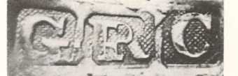 George Richmond Collis & Co, Birmingham Assay Office, mark entered 1837 George Richmond Collis & Co, Birmingham Assay Office, mark entered 1837