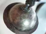 Andean style silver footed goblet - Bolivia