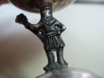 Andean style silver footed goblet - Bolivia