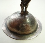 Andean style silver footed goblet - Bolivia