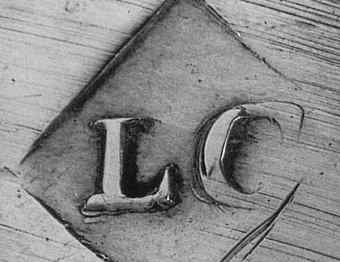 Louisa Courtauld, mark entered 1765