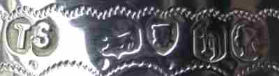 milk jug hallmarked London, 1863, by Thomas Smily