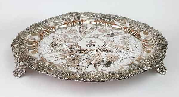 family crest: MURRAY on an OSP salver