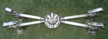 silver dish cross