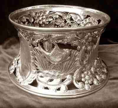 silver dish ring