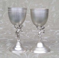 silver egg-cups