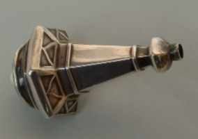 silver electric bell, maker Jacob Grimminger, Germany,