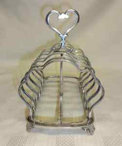 silverplate toast rack, Elkington 1846/1864