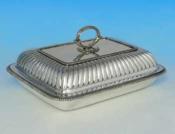 rectangular entre dish