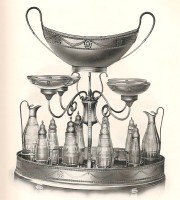 Epergne: Old Sheffield Plate