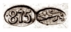 Estonia silver control mark: 1920/1924