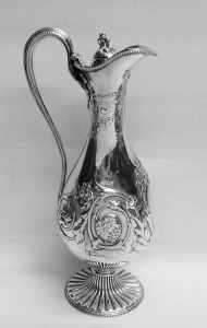 silver wine ewer