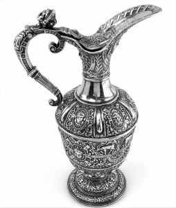 silver wine ewer
