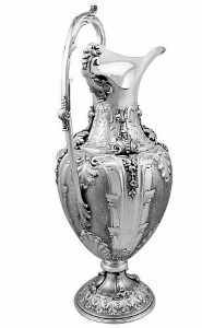 silver wine ewer