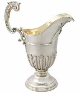 silver helmet ewer