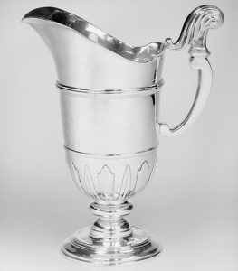 silver helmet ewer
