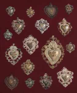 silver ex voto