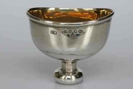 silver eye bath, Charles Bishop, London 1845