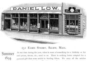 Daniel Low, 231 Essex Street, Salem, Mass. showroom (1894)