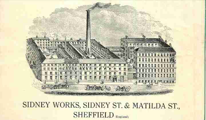 James Deakin & Sons Ltd, Sydney Works, Sydney St. & Matilda St. - Sheffield